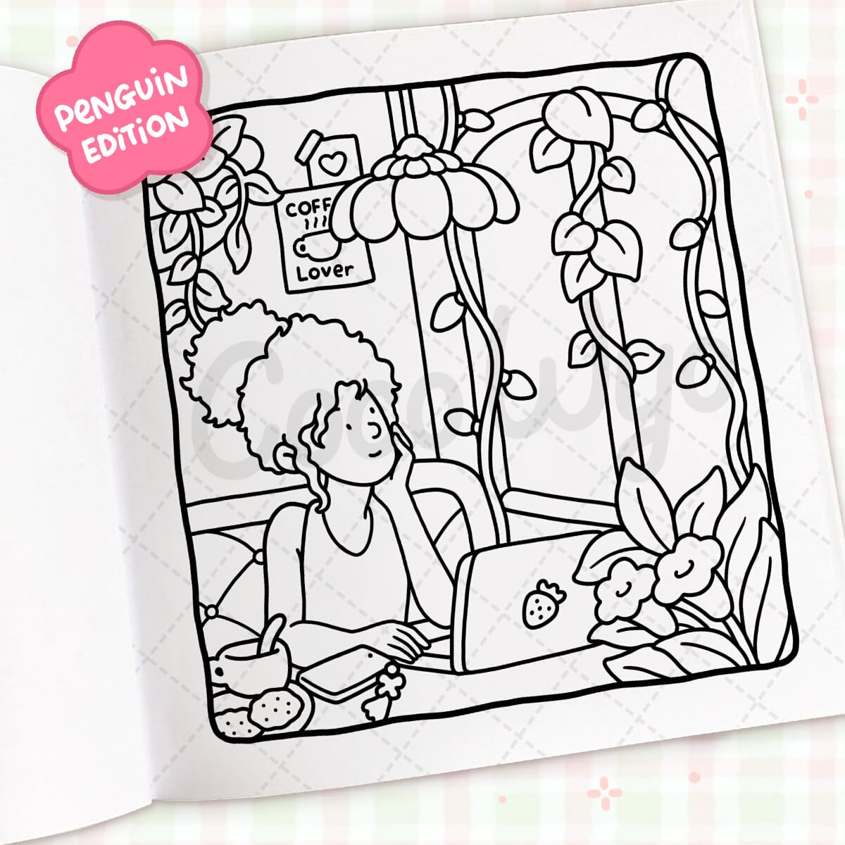 Girl Moments: A relaxing and cosy colouring book from the bestselling author (Coco Wyo)