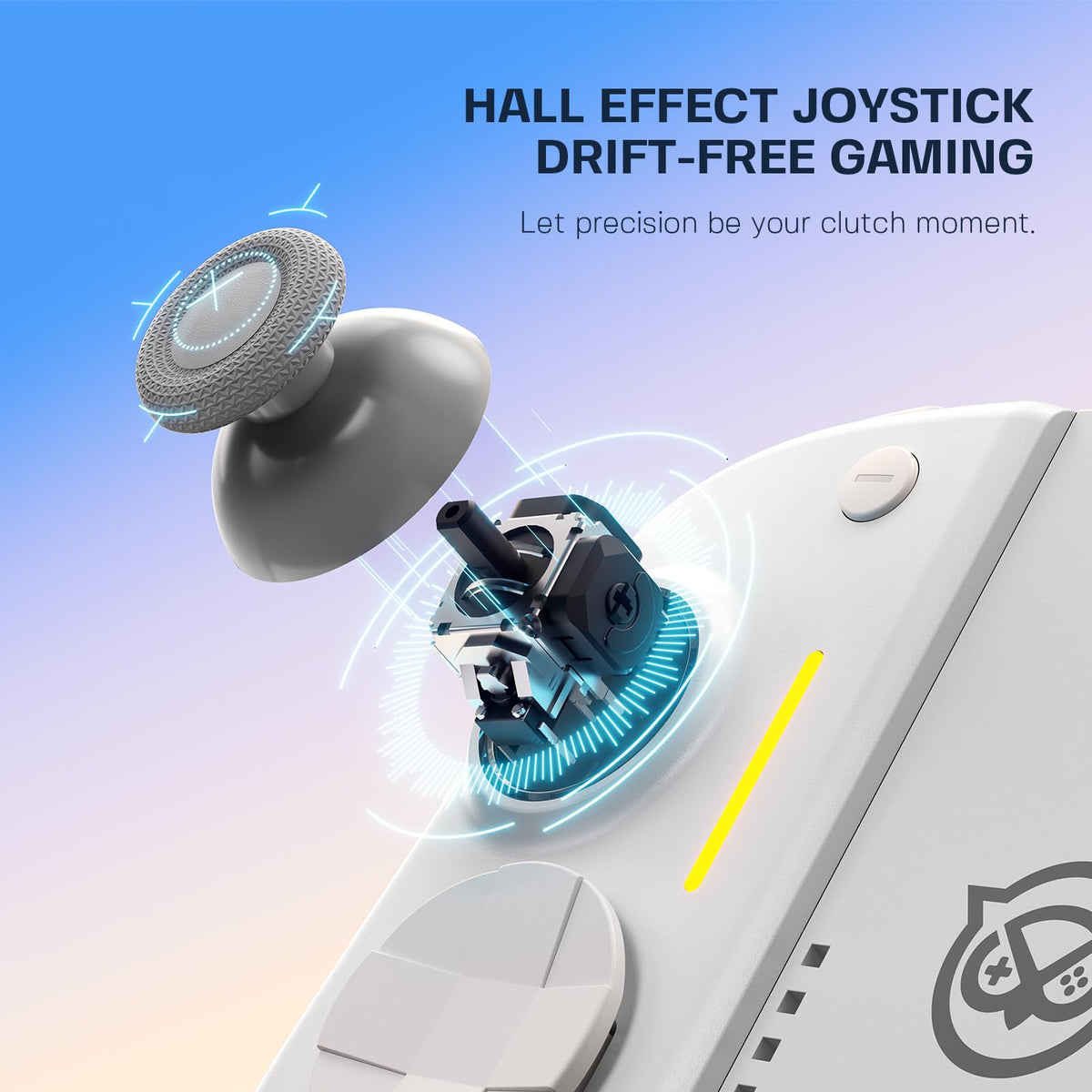 NYXI Hyperion 3 Switch 2 Controller – World's First Third-Party Wireless Controller for Switch 2, 9-Axis Gyro, Hall Effect Joysticks, Full Mechanical Button, Dual Back Button & Adjustable Vibration