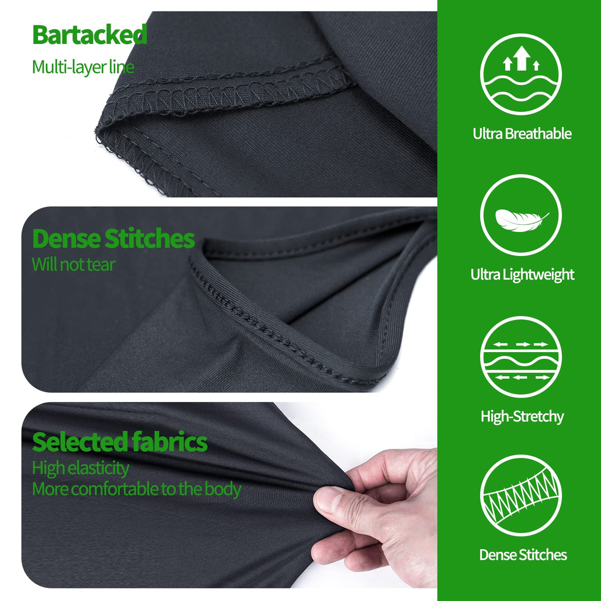 LONGKING Balaclava Ski Face Mask, UV Protector Windproof Lightweight Neck Warmer Motorcycle Cycling, Skiing, Snowboarding for Men/Women
