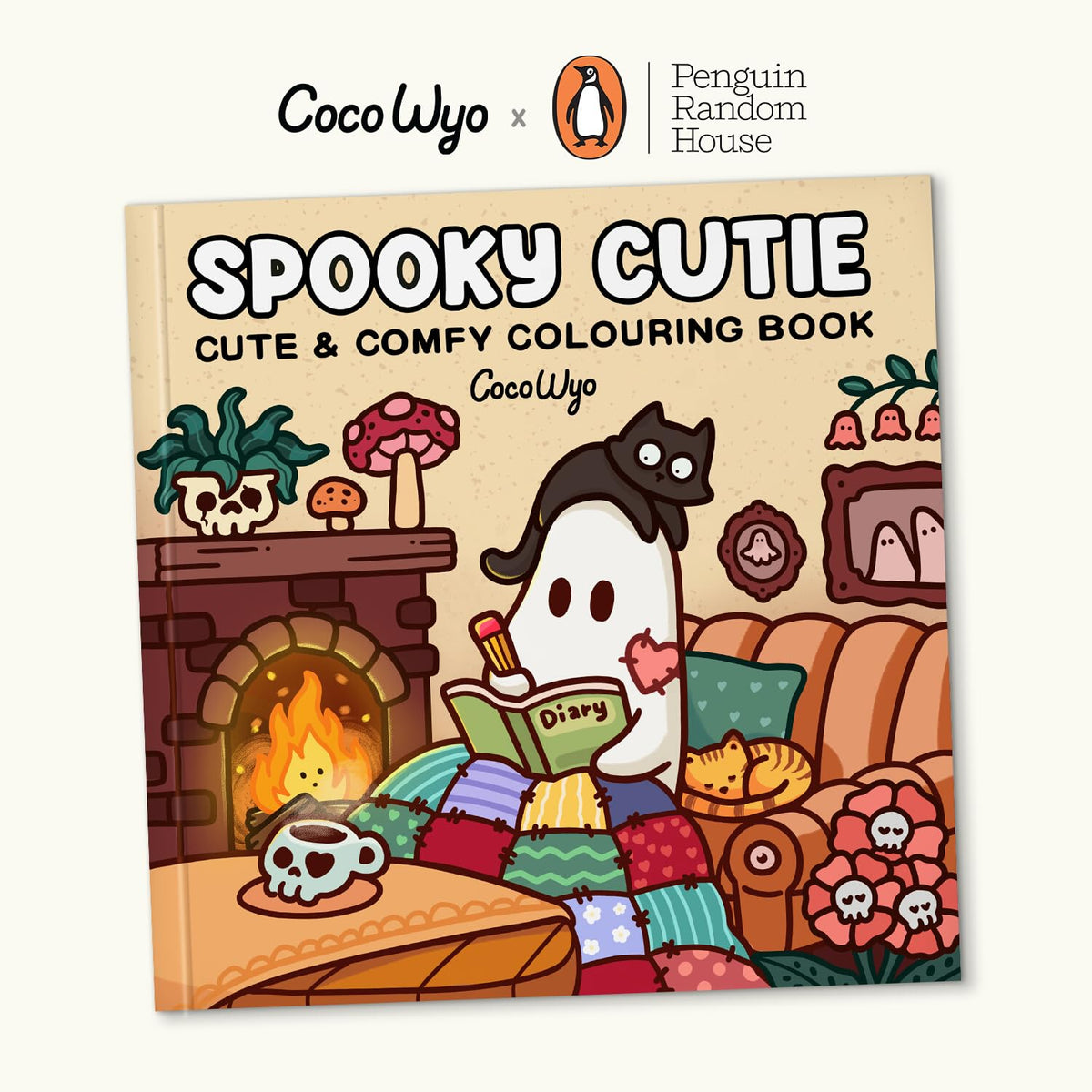 Spooky Cutie: A cute and comfy colouring book, perfect for Halloween (Coco Wyo)