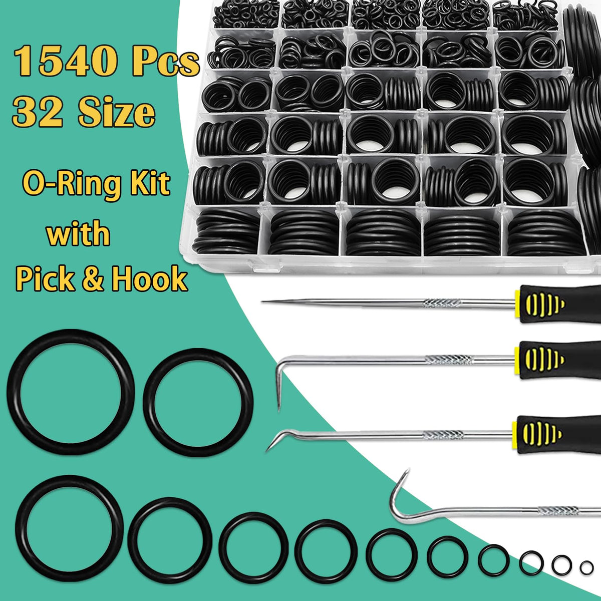 XBVV 20 Sizes O Rings O Rings Rubber Assorted Seal Kit