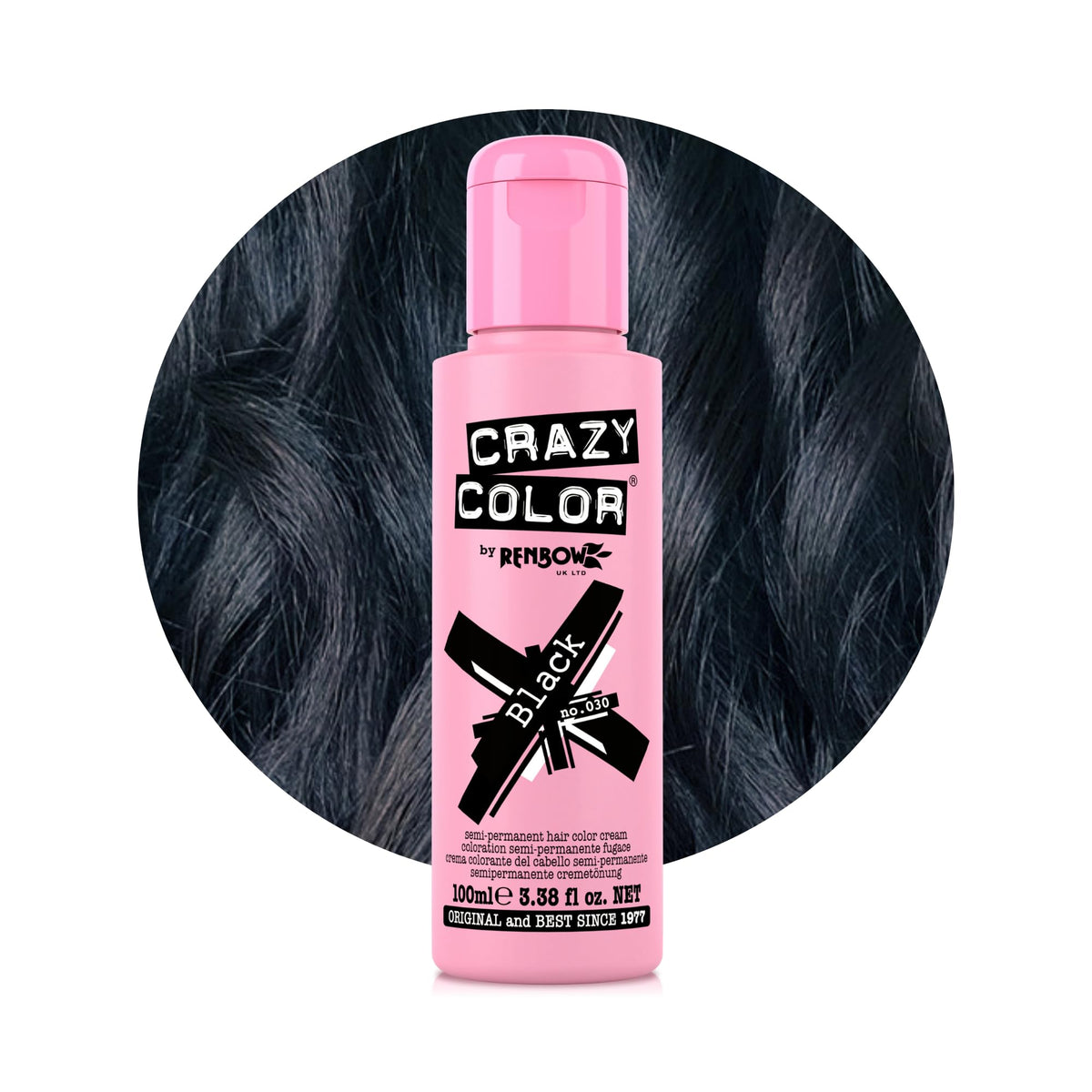 Crazy Color Cyclamen Pink Hair Dye 100ml