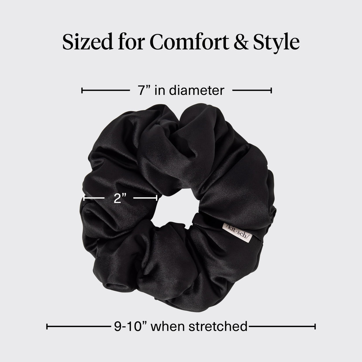 Kitsch Satin Scrunchies for Women 3pcs - Garden Bouquet