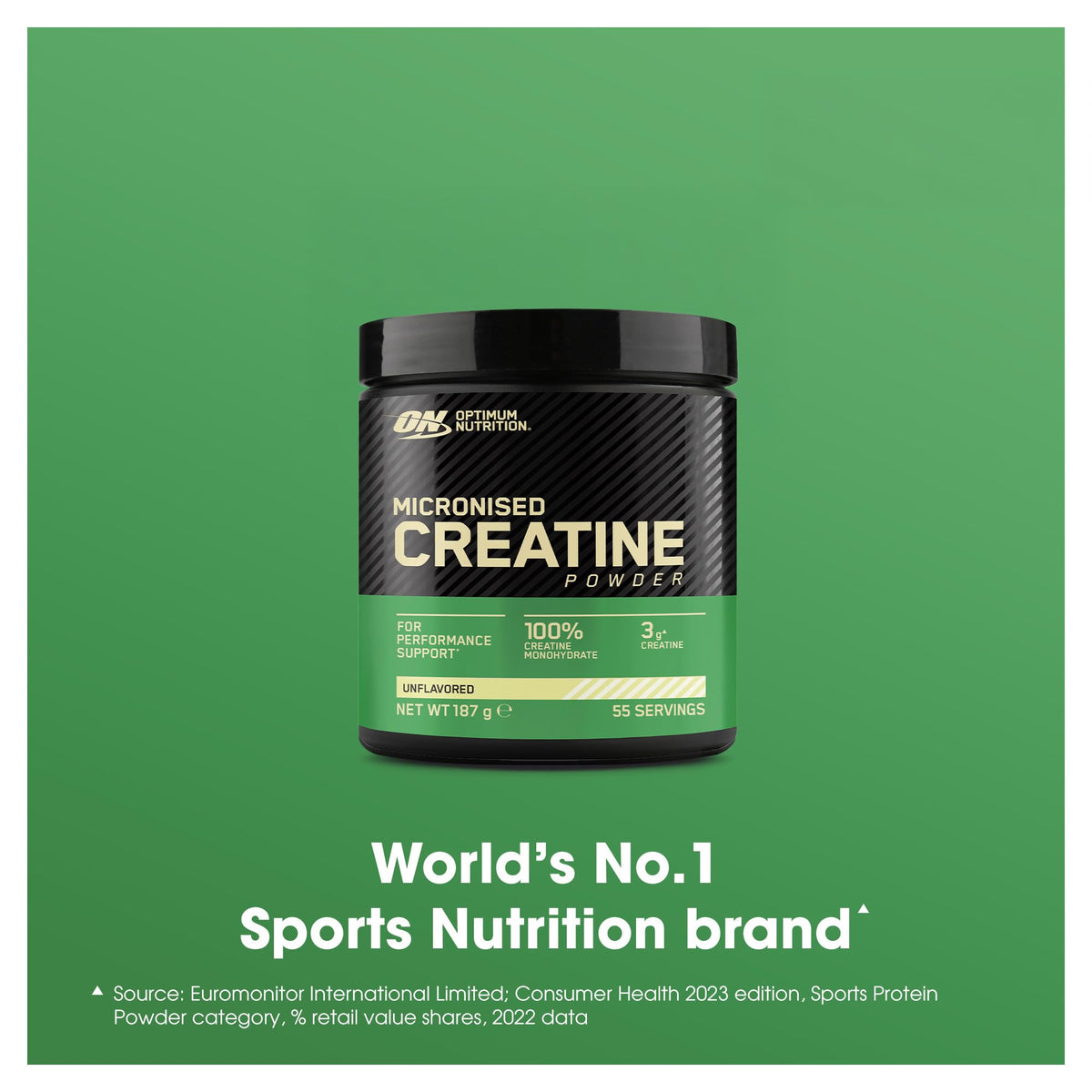 Optimum Nutrition Micronised Creatine Monohydrate Powder, 634g