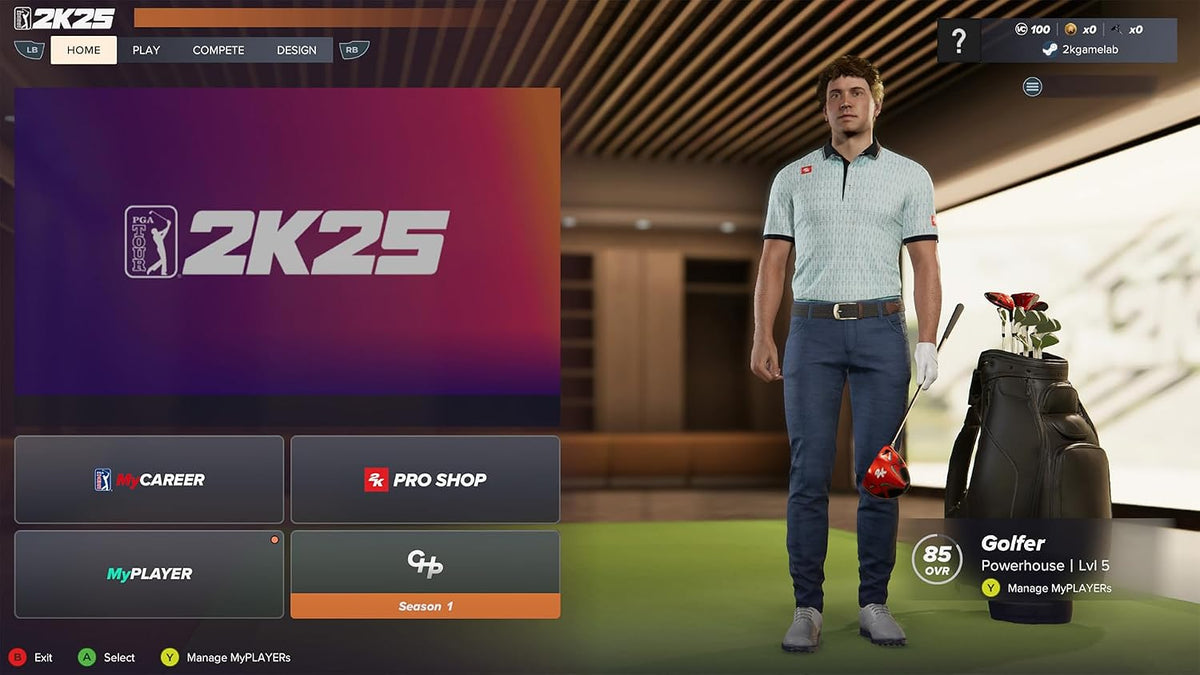 PGA TOUR 2K25 PlayStation 5 Standard Edition