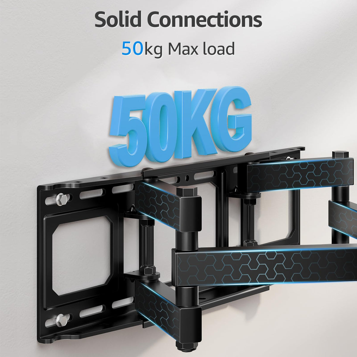 MOUNTUP TV Wall Bracket for Most 26-70 Inch LED, LCD, OLED Flat & Curved TV
