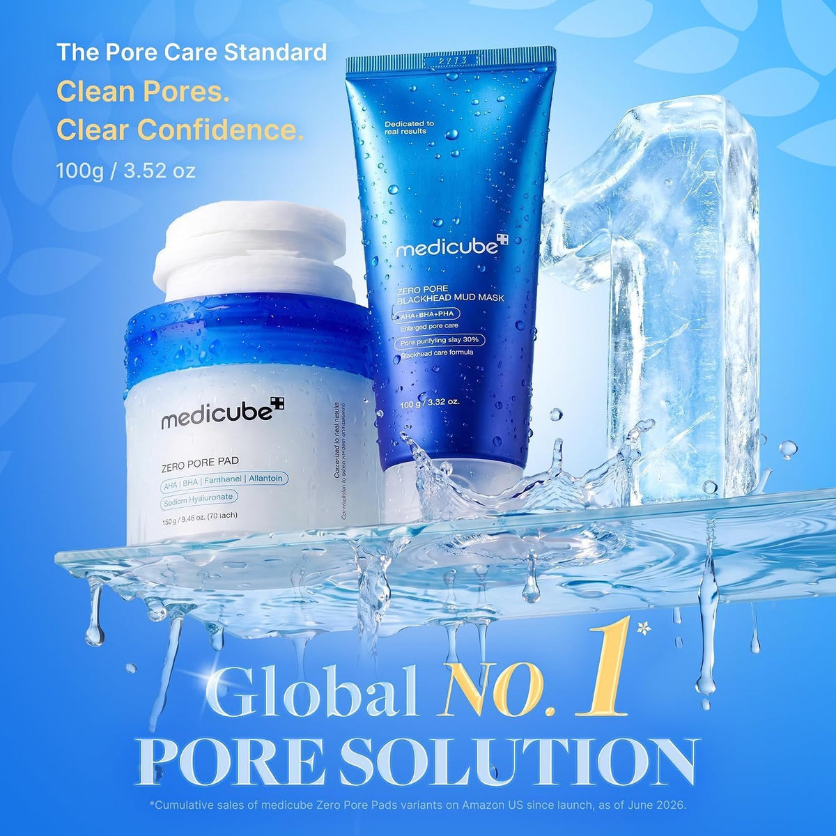 medicube Zero Pore Blackhead Mud Mask - Pore Cleansing & Gentle Exfoliating