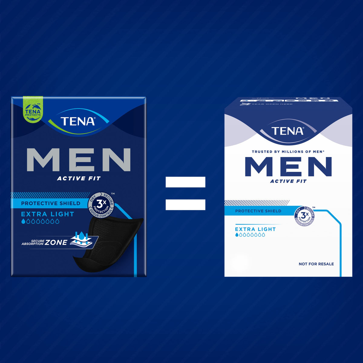 TENA Men Protective Underwear, Large, Level 4 for Heavy Bladder Weakness x 40