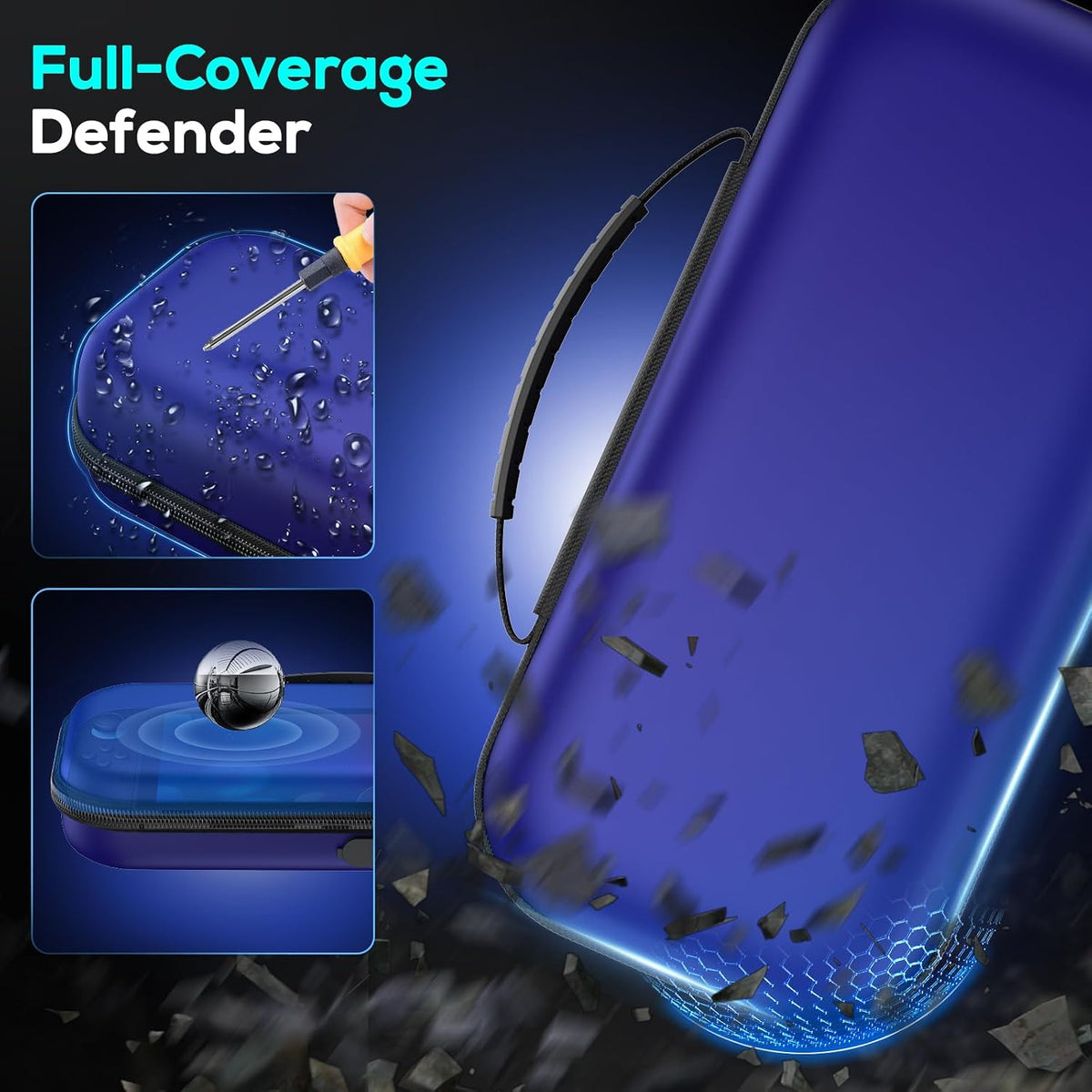 Case for Nintendo Switch 2, Travel Case with Charging Hole and 10 Game Card
