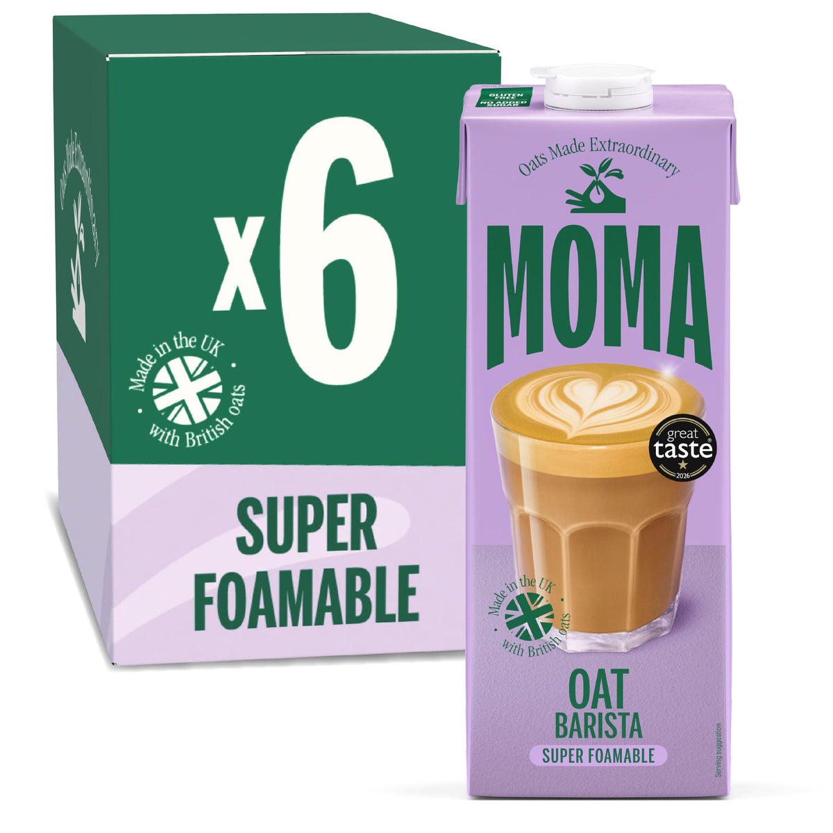 MOMA Pistachio Oat Drink • 1L • No Added Sugar • Vegan, Nut Free & GF