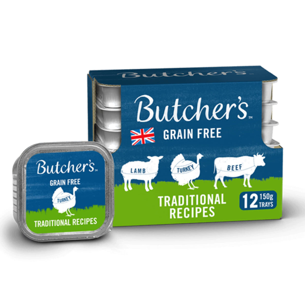 Butcher's Complete Wet Tray Adult Dog Food Traditional Recipes Pack 24x150g