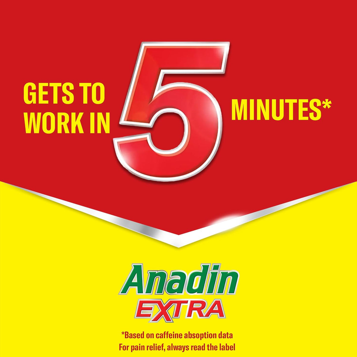 Anadin Extra Pain Relief Tablets 16s, Aspirin, Paracetamol, Caffeine