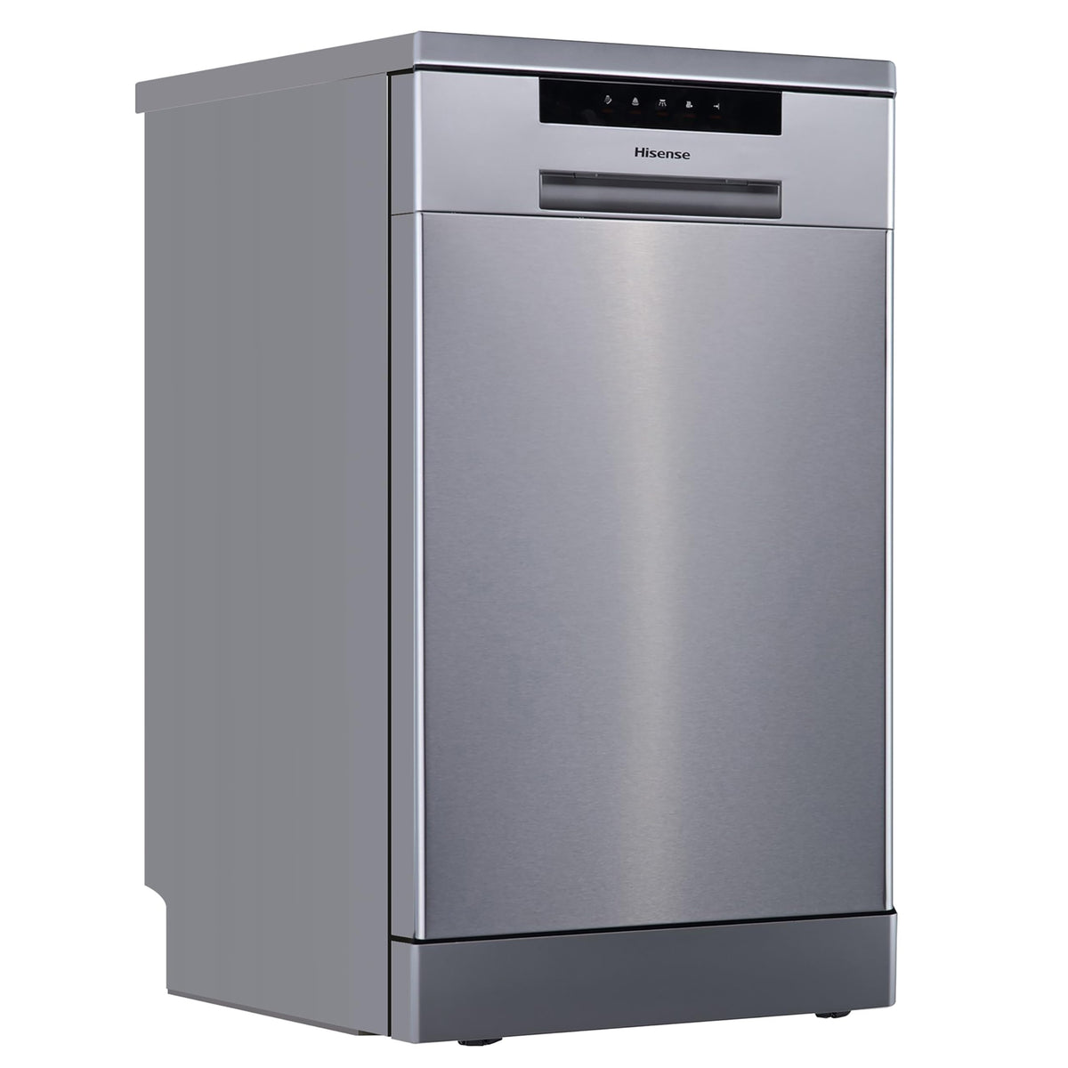 Hisense HS523E15WUK Slimline 10 Places Free Standing Dishwasher White with 30 Minutes Quick Wash [Energy Class E]