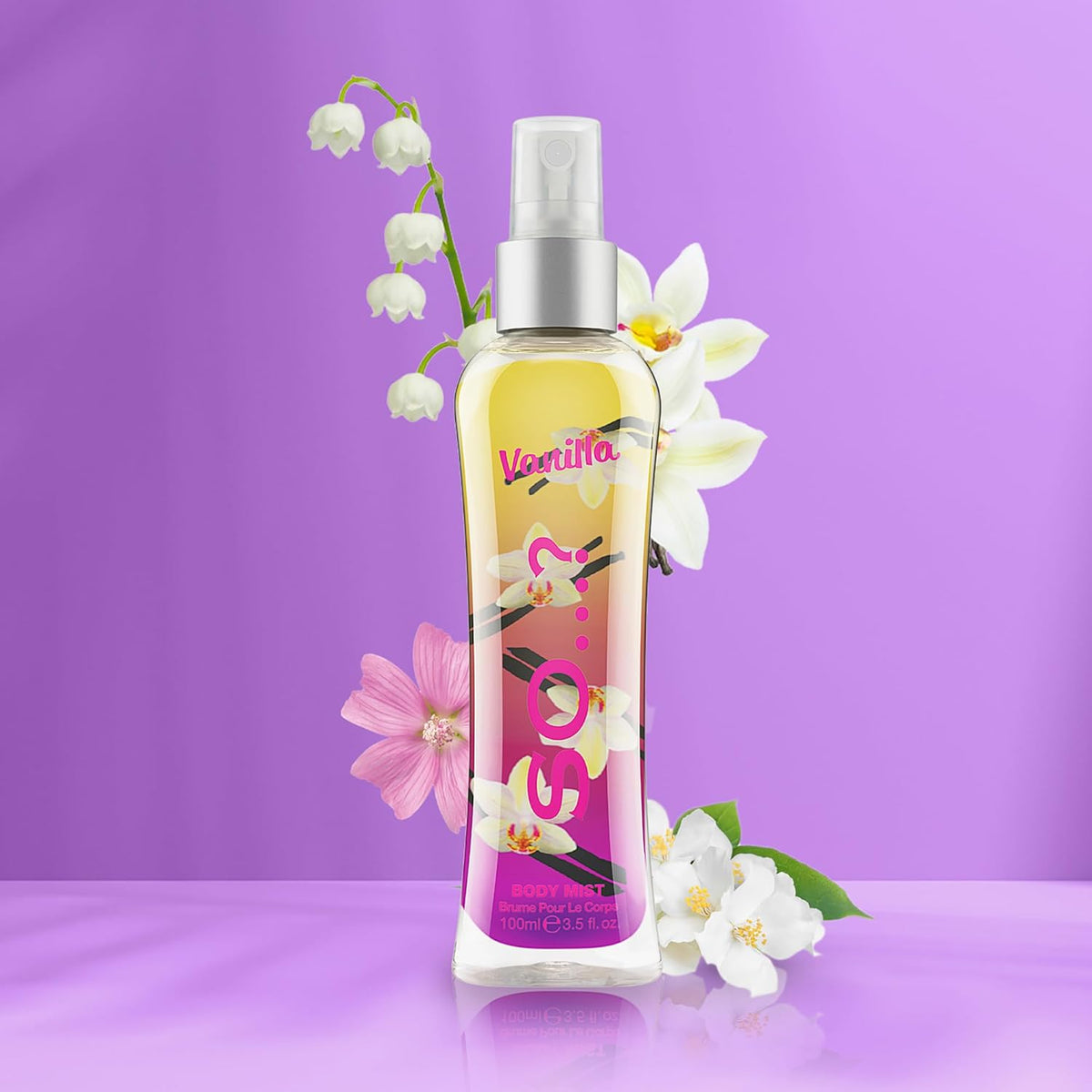 Body Mist By So…? Womens Vanilla Body Mist Fragrance Spray, Travel Size, 100 ml, 1 piece