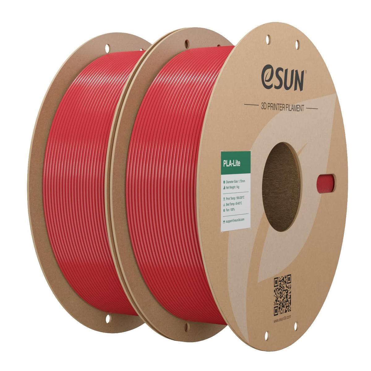 eSUN PLA Filament 1.75mm 1KG(2.2LBS), 3D Printer Filament PLA, Black