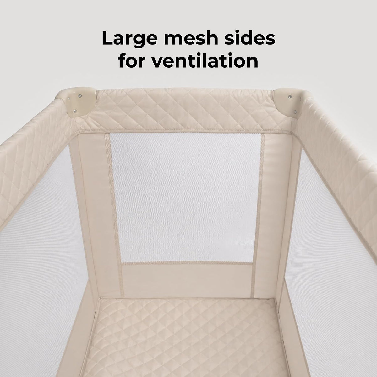 My Babiie MBTC1 Travel Cot from Birth to 15kg - Ivory