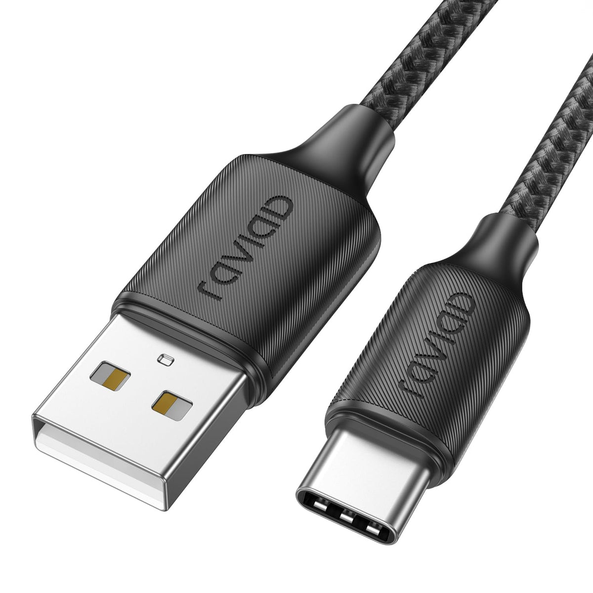 RAVIAD USB C Charger Cable 3M Long Type C Cable Fast Charging 3.1A Braided