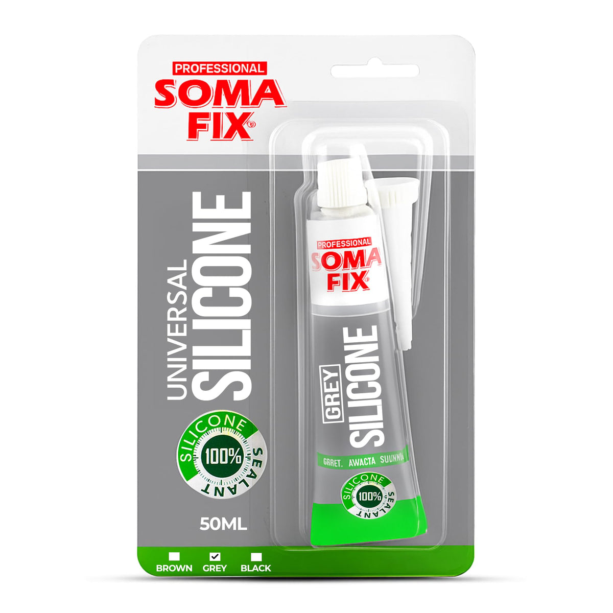 Black Silicone Sealant (No Gun Required) Flexible & Waterproof Sealant