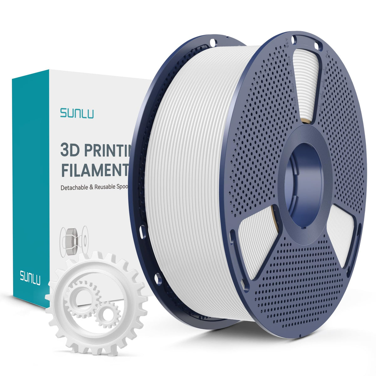 SUNLU Premium PLA+ Filament 1.75mm, Enhanced Durability and High Strength