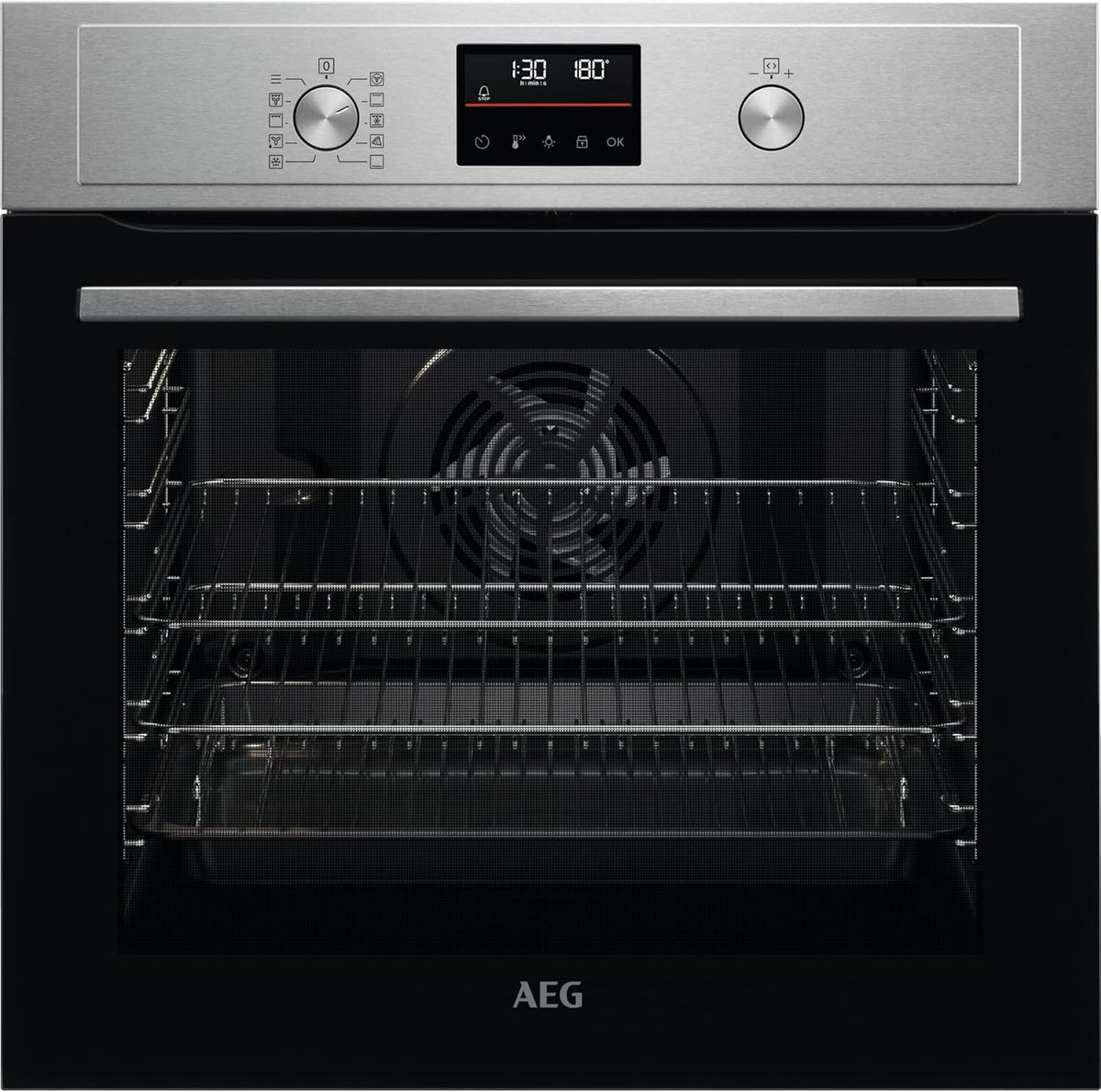 AEG Built-in Oven BEX535A61B, 72 L, Class A, Black