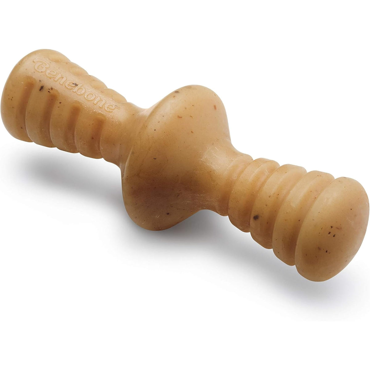 Benebone Wishbone Dog Chew Toy for Aggressive Chewers, Real Bacon, Medium