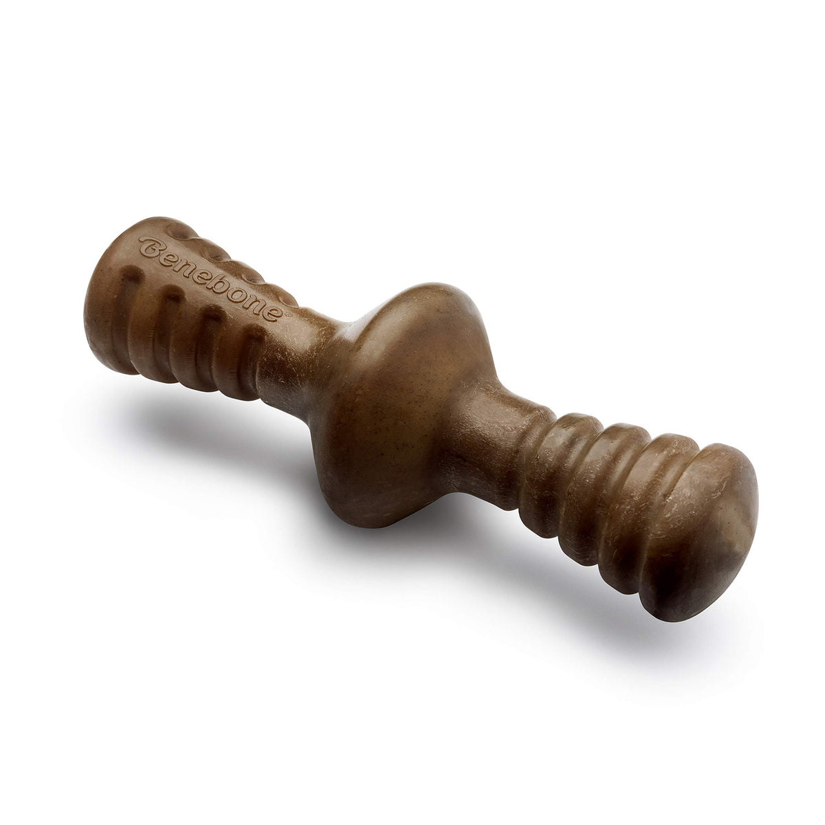 Benebone Wishbone Dog Chew Toy for Aggressive Chewers, Real Bacon, Medium