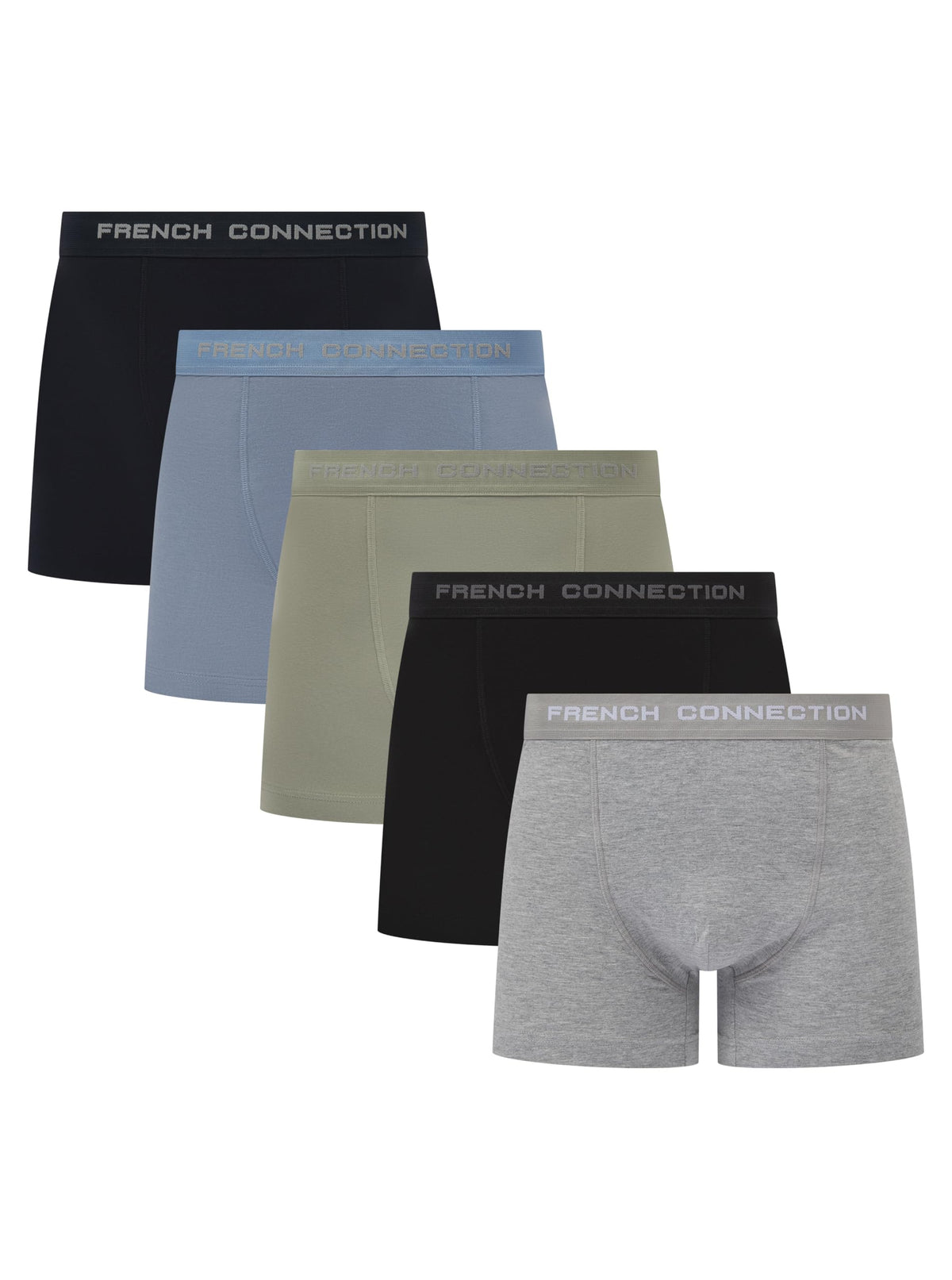 French Connection Mens Boxer Shorts Multipack Cotton Stretch Underwear