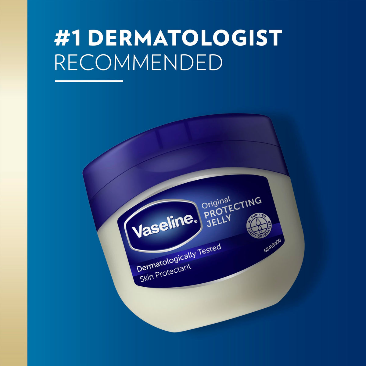 Vaseline Original Pure Petroleum Jelly, 50ml, 100746803 (Pack of 2)