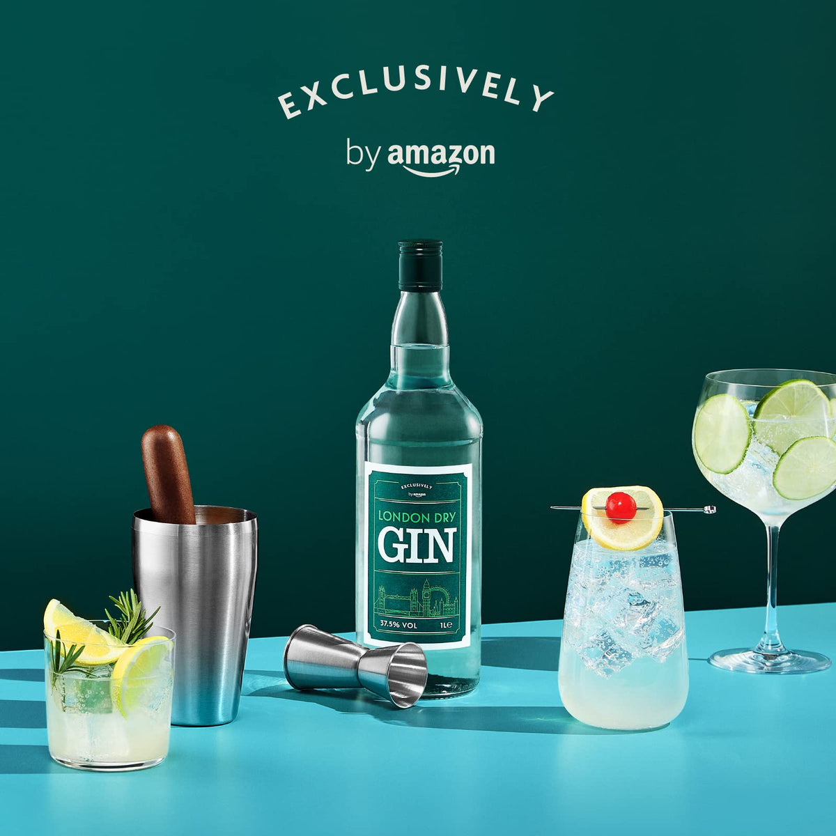 by Amazon Vodka | 37.5% ABV | 1L | Triple Distilled in the UK | Award-Winning Smooth Vodka | For Cocktails & Mixing