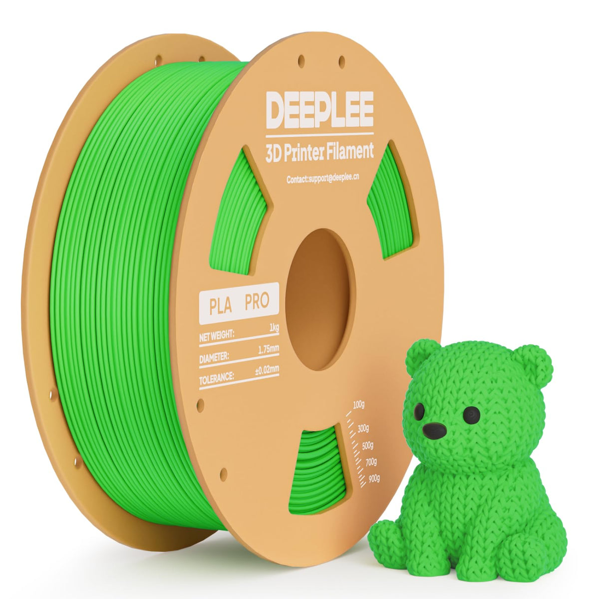 DEEPLEE PLA Filament 1.75mm PLA Pro White*1