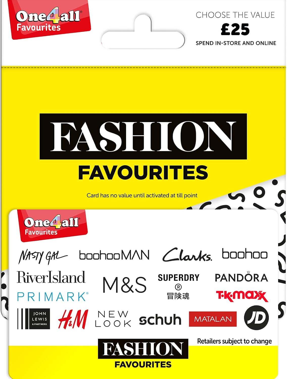 One4all Physical Gift Card