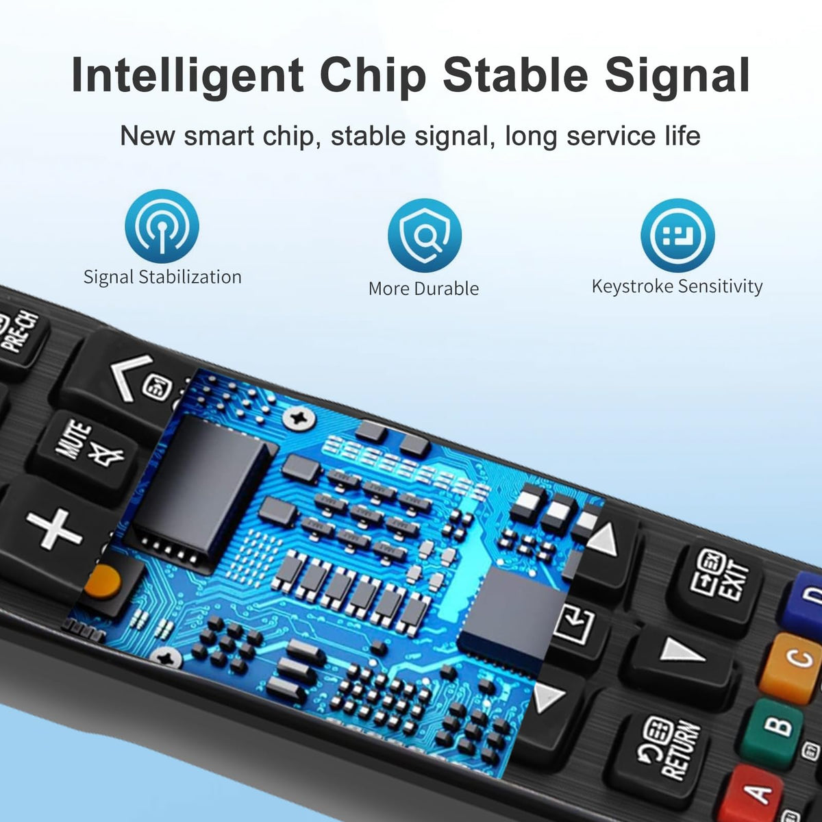 Hisense TV Remote Control, Universal Remote Control Replacement for Hisense VIDAA 4K UHD Smart TV with 12 Shortcut Buttons, No Setup Required