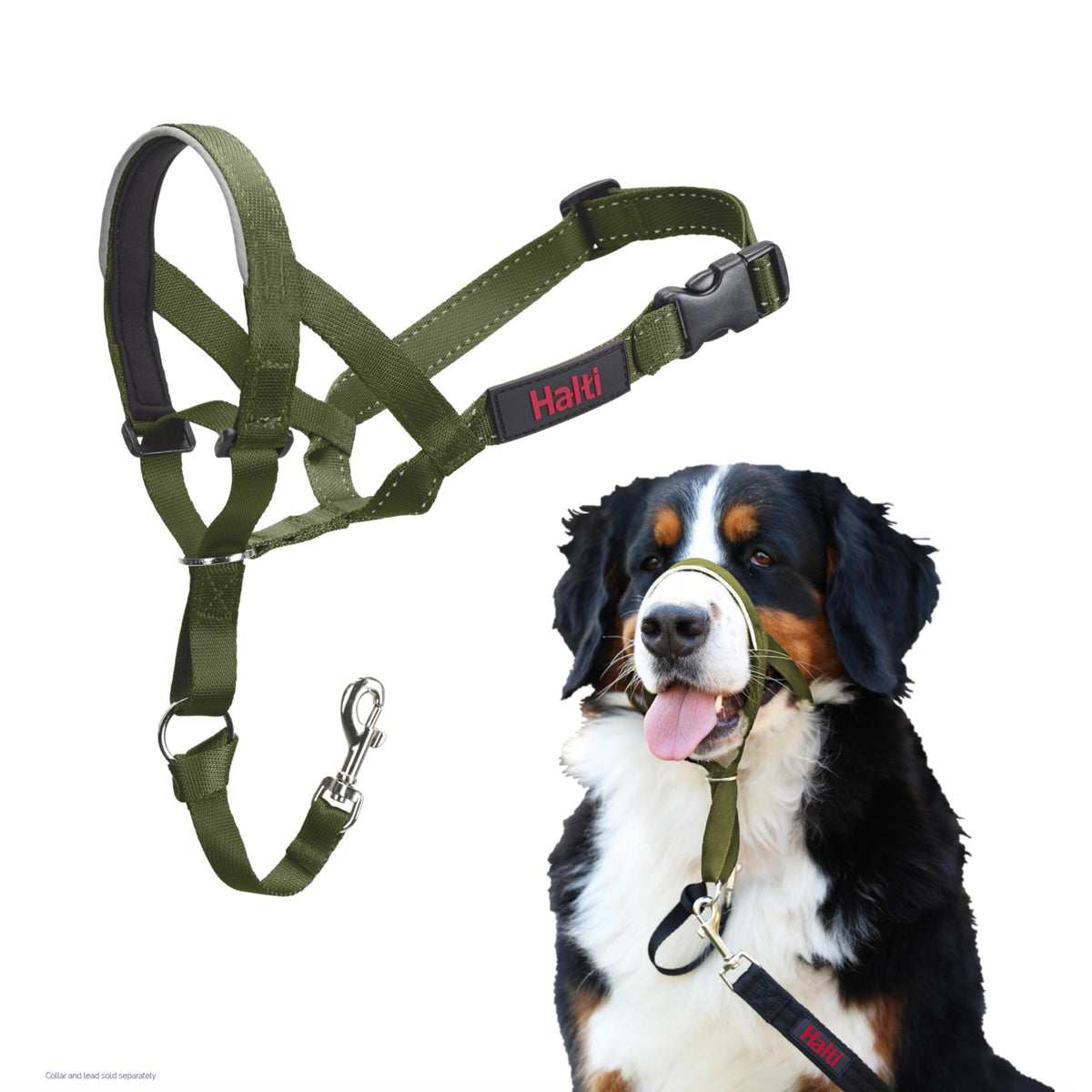 Halti Headcollar for Dogs | Size 3, Black