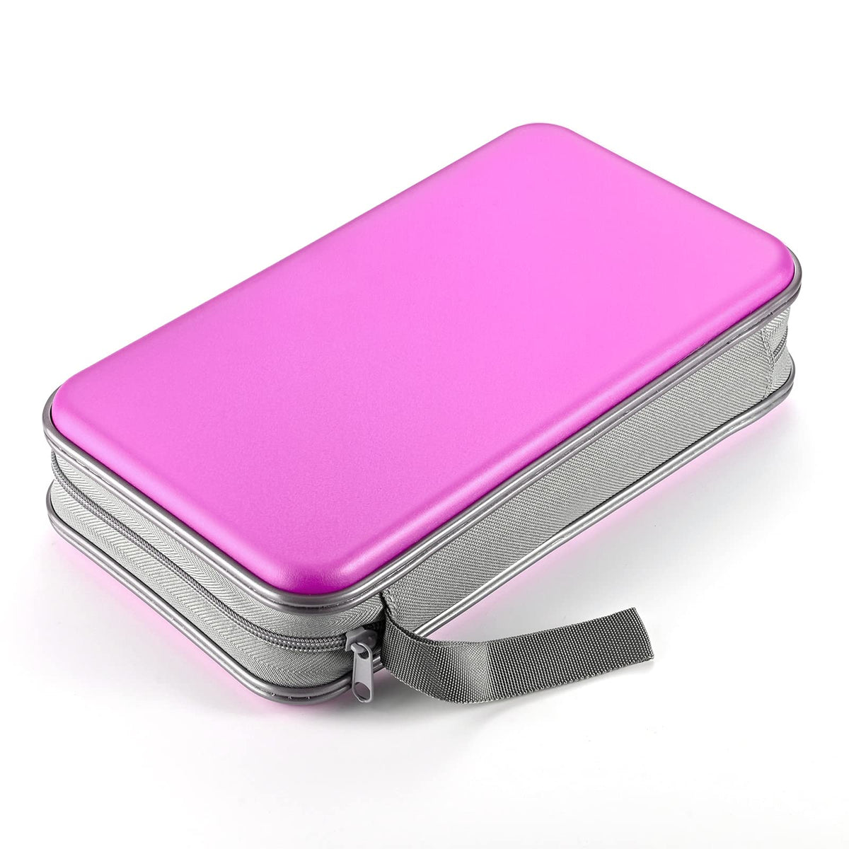 LIOVODE DVD Case, 96 Capacity CD Case Holder Organizer Disc Wallet for Car