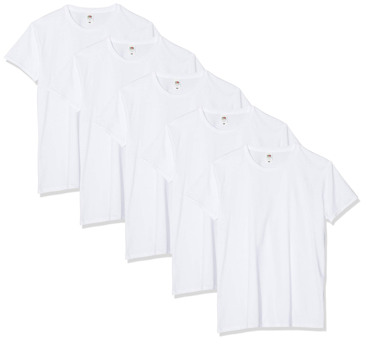Fruit of the Loom Men's T-Shirt Iconic Tee, Lightweight Ringspun Tee, 5 Pack