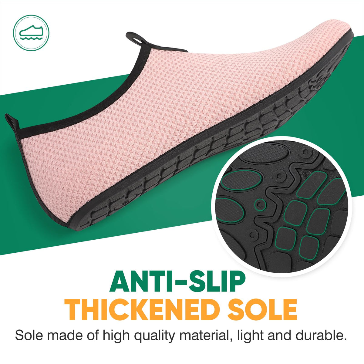 Water Shoes for Women Men Beach Quick-Dry Swim Aqua Socks Breathable Barefoot Shoes for Beach Surfing Driving Pool Yoga