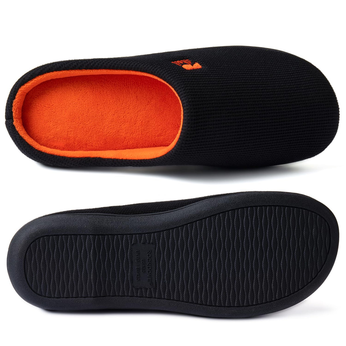 RockDove Men's Original Two-Tone Memory Foam Slipper