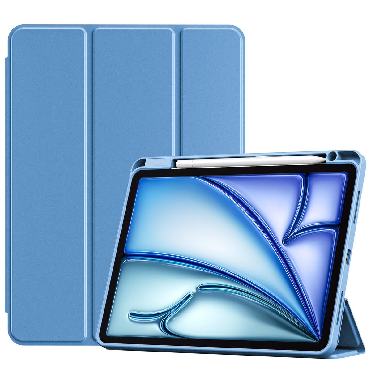ProCase for iPad Air 11-inch Case M4/M3/M2, Air 5th/4th Gen 10.9,Navy