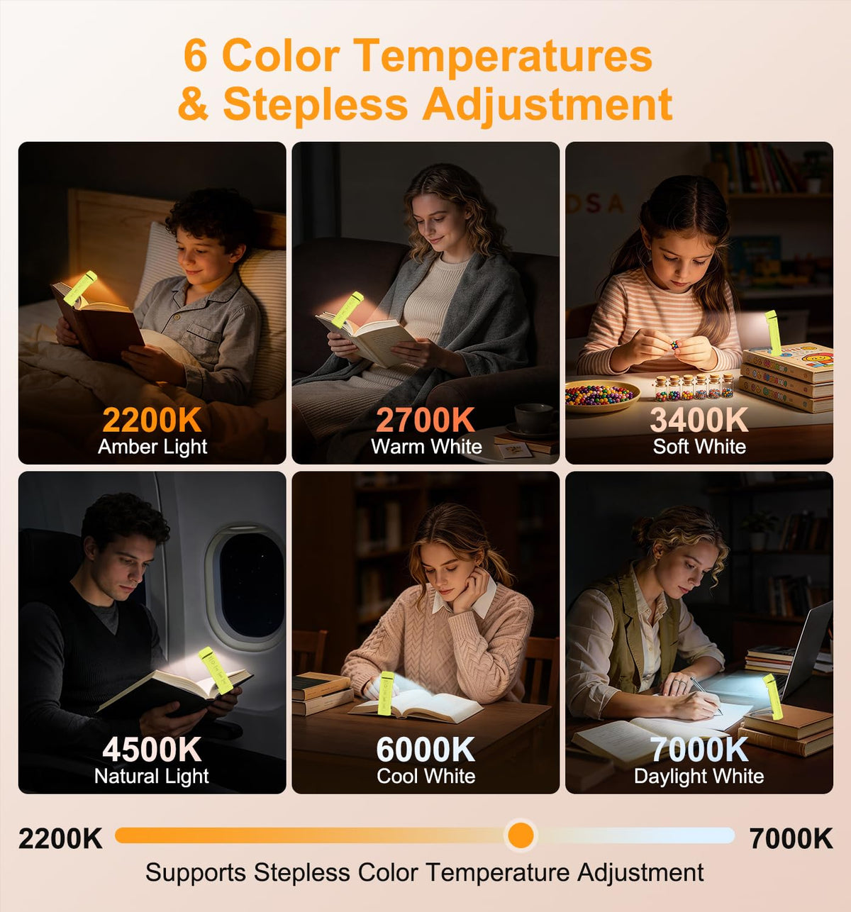 Gritin 2026 Gen 2 Rechargeable Book Light,2-in-1 Reading Light & Torch