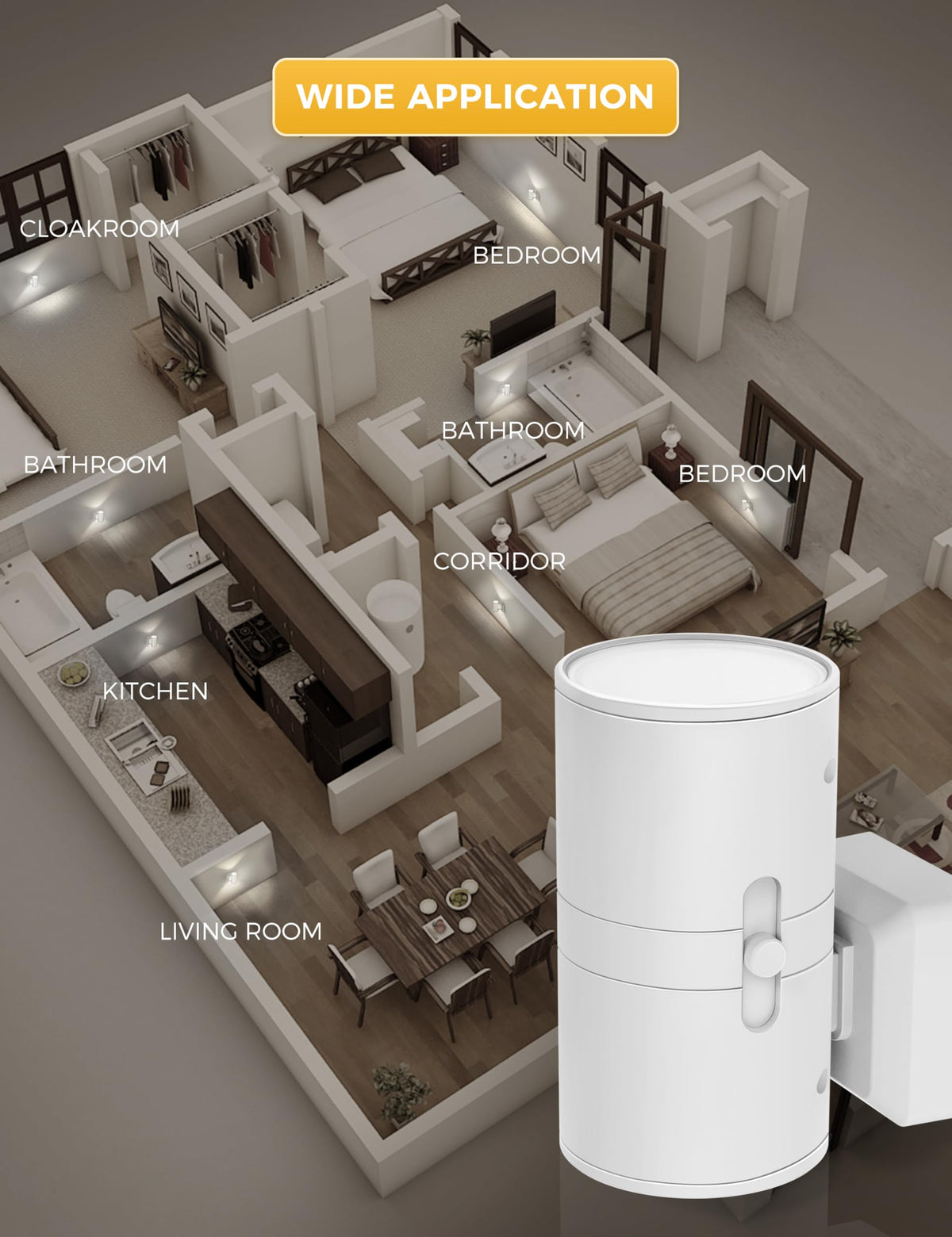LOHAS-LED Plug in Night Light,Dimmable Nightlight 100LM,Dusk to Dawn Sensor