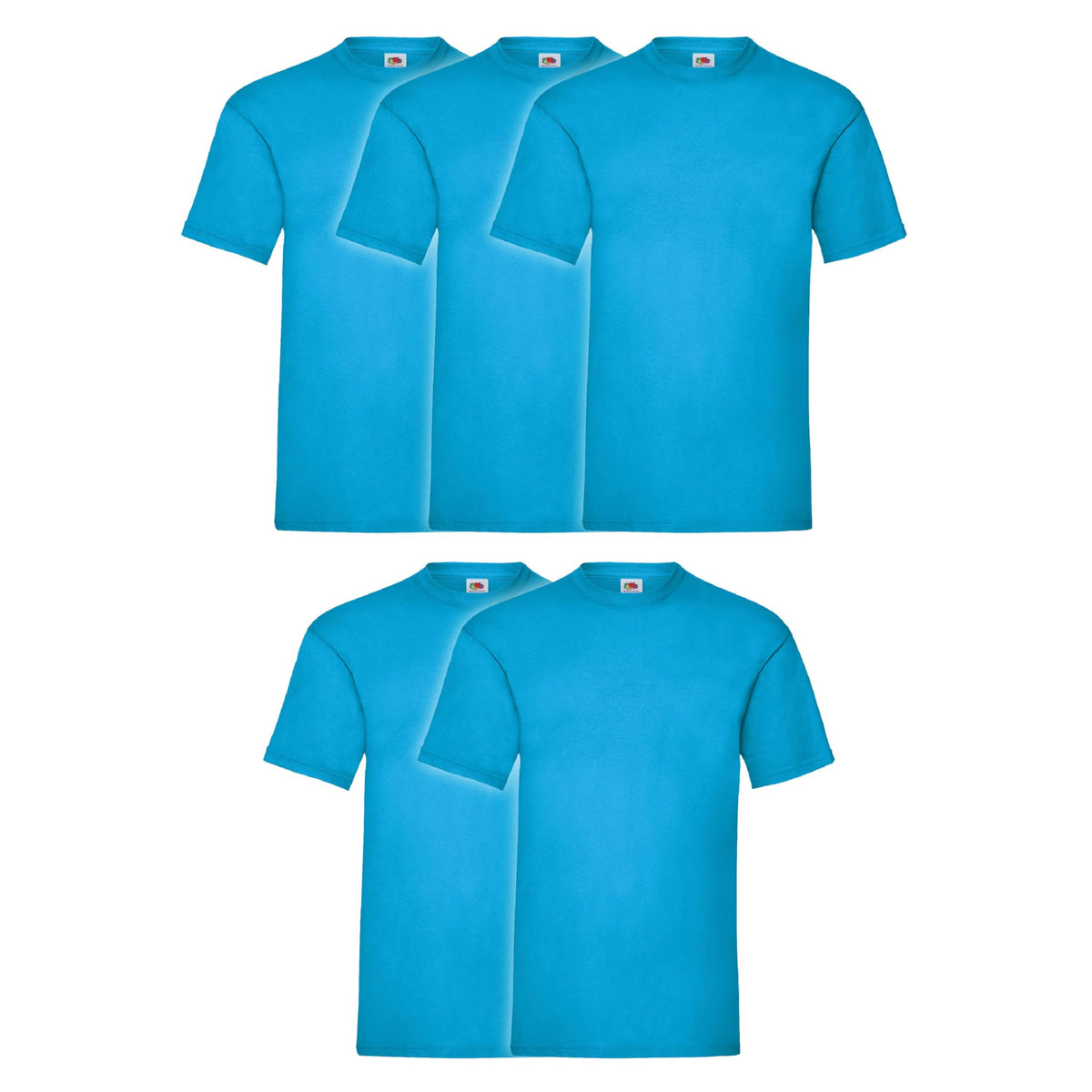 Fruit of the Loom Men's T-Shirt Iconic Tee, Lightweight Ringspun Tee, 5 Pack