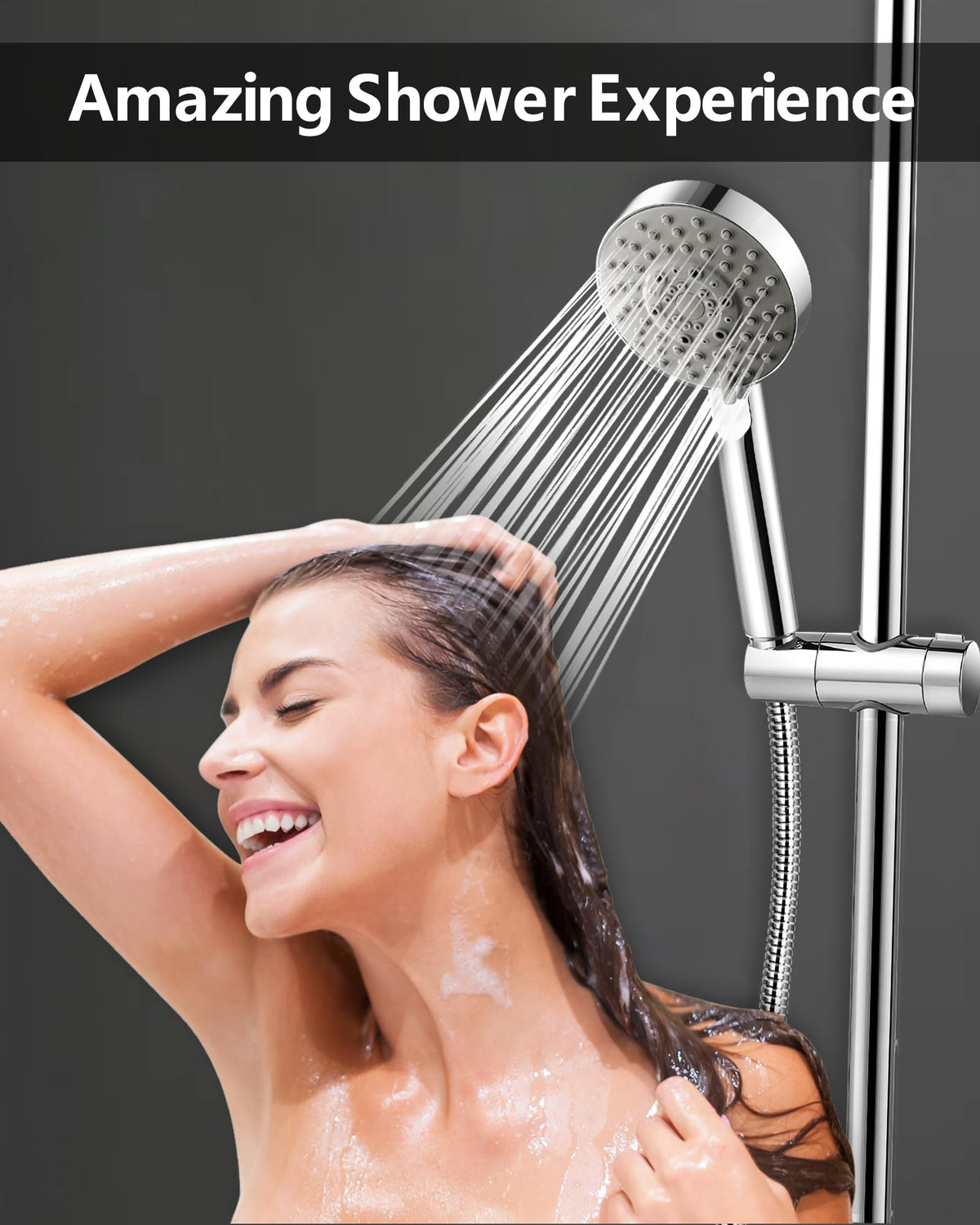 Magichome Shower Head, High Pressure Shower Head with 5 Spray Modes