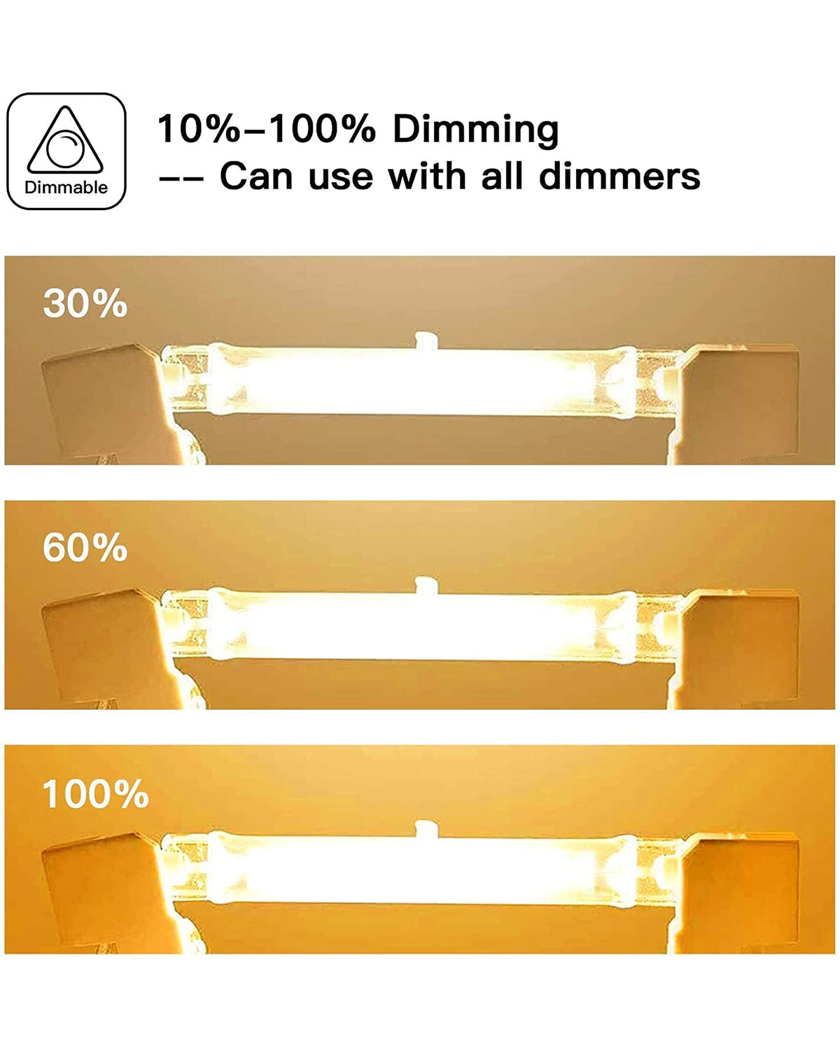 r7s Halogen Light Bulbs 78mm 150w