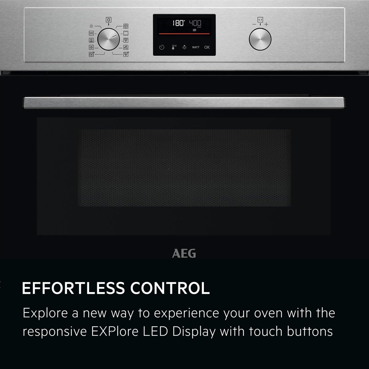 AEG Built-in Oven BEX535A61B, 72 L, Class A, Black
