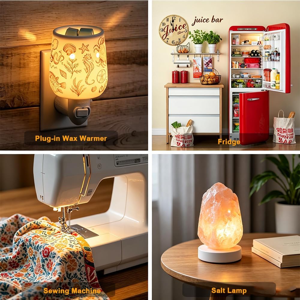 15W E14 Screw Salt Lamp Bulbs 230V, Scentsy Warmer Bulb Small Edison Screw SES Warm White 2700K, E14 Sewing Machine Light Bulb, Pygmy Fridge Bulb T20 E14 Oven Microwave Bulb (5-Pack).