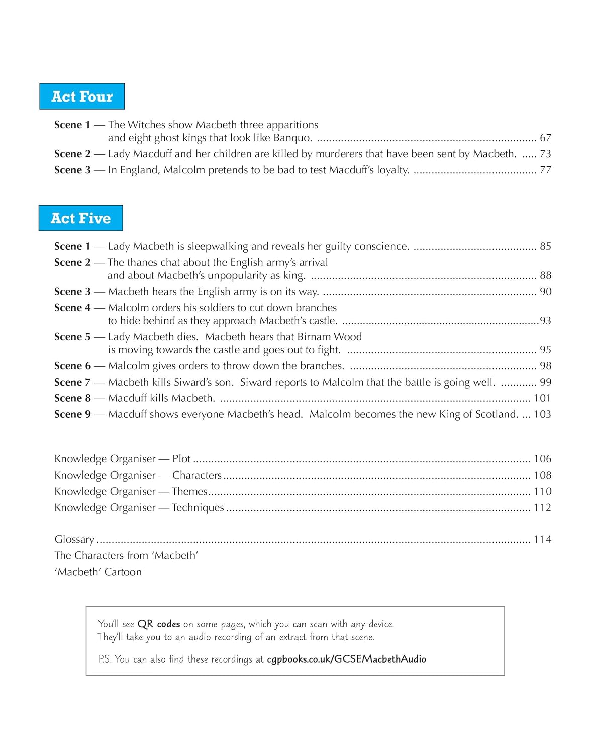 Macbeth - The Complete Play with Annotations, Audio and Knowledge Organisers: for the 2027 and 2028 exams