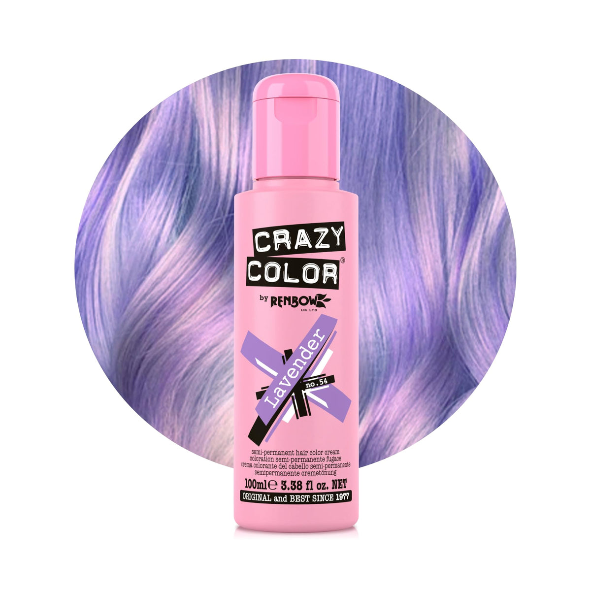 Crazy Color Cyclamen Pink Hair Dye 100ml