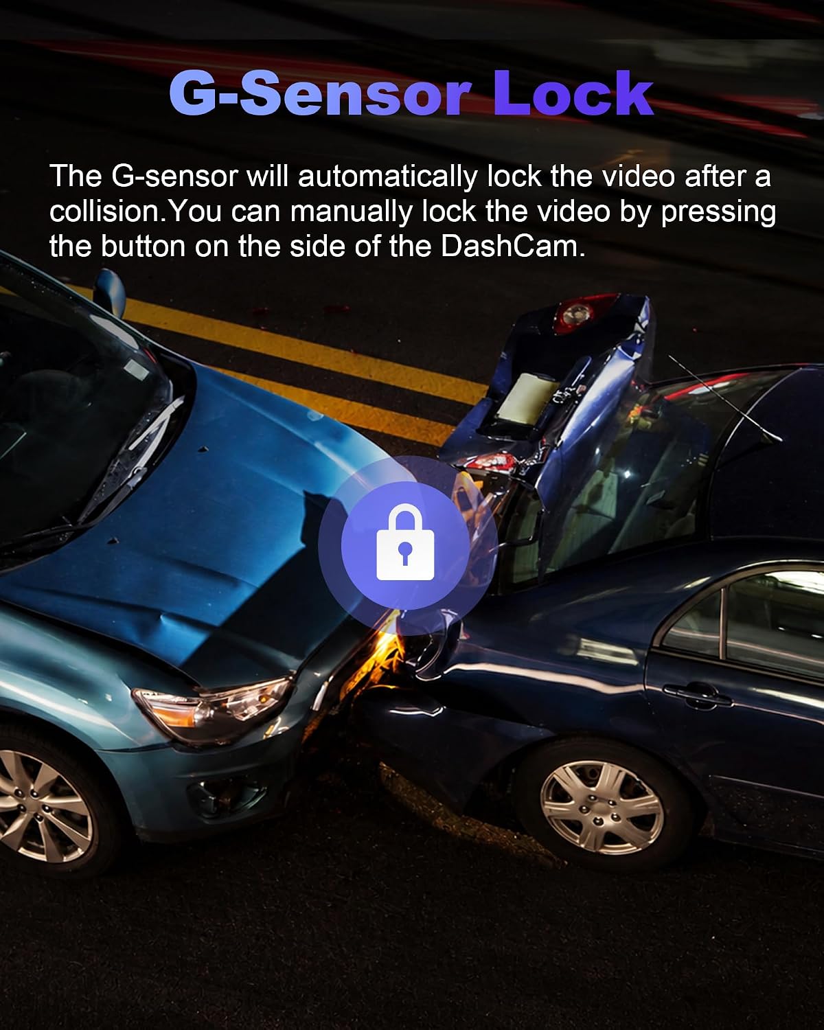 Dash Cam Front and Rear 4K 1080P, 64GB Card Included, 24H Parking Mode