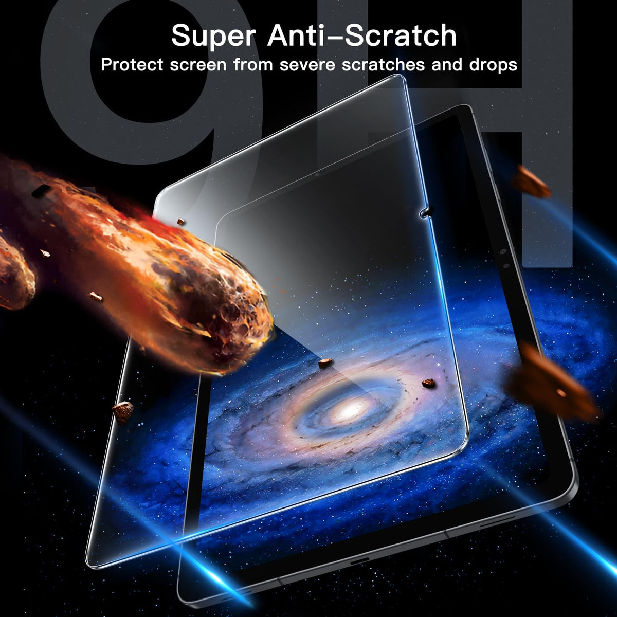 JETech Screen Protector for Galaxy Tab S10 Lite/S10 FE/S9 FE/S9, 2-Pack