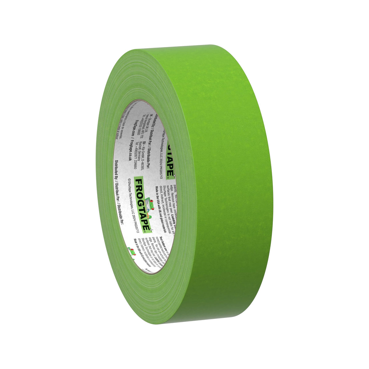 Frog Tape Green Multi Surface Painters Masking Tape, Indoor Painting and Decorating For Sharp Lines and No Paint Bleed 24mm x 55m